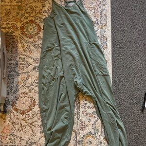Free People Olive Green Jumpsuit